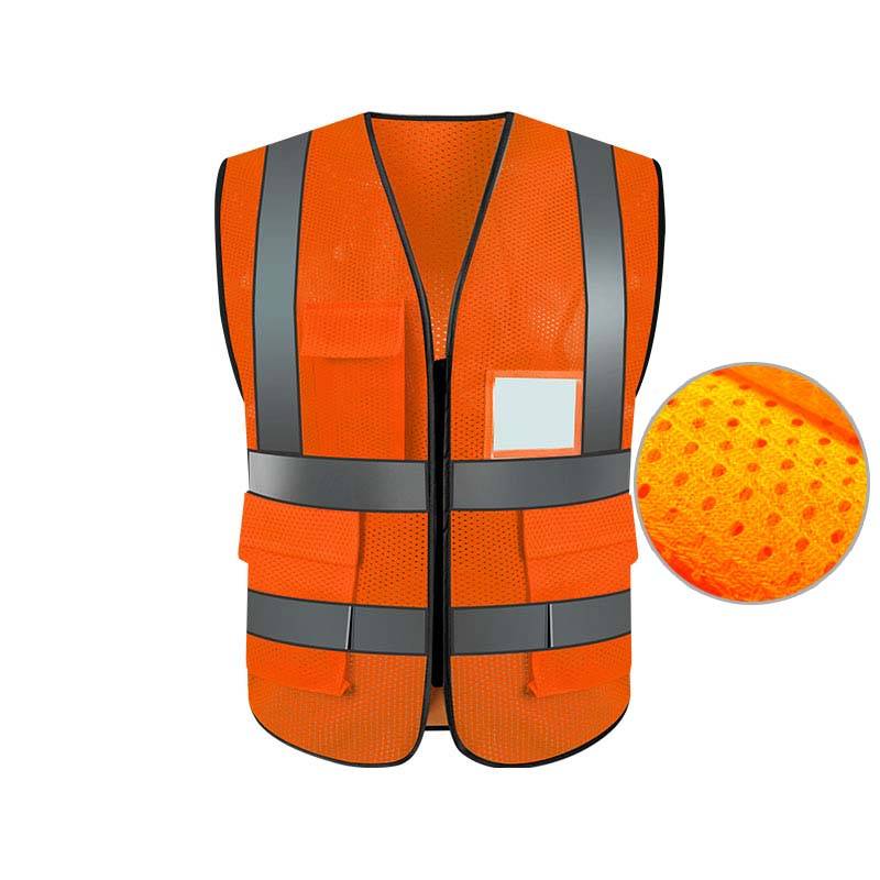 Orange multiple pocket peach net